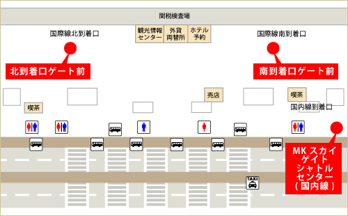 関西国際空港 第1ターミナル 1F