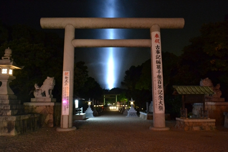 日本最古の神社「伊弉諾神宮」創生国生み夜神楽の舞